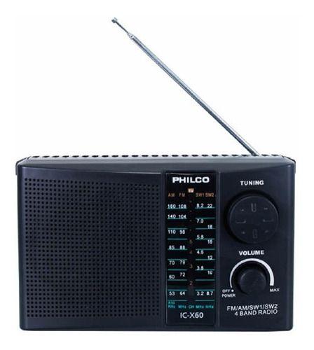 Radio Am Fm Sw1 Philco 4 Bandas 220v Icx60-0
