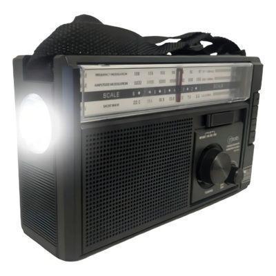 Radio Retro Recargable Bluetooth Solar Mlab 9472 Color Negro-1