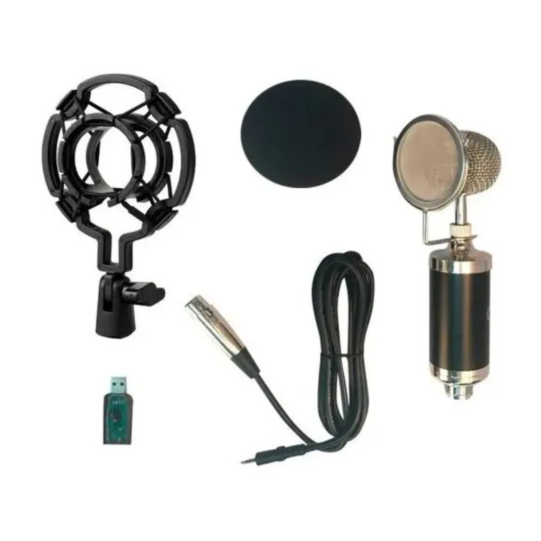 Microfono Audiolab Condensador Home Studio Fx Color Negro I104MICSTUCIO01N-2