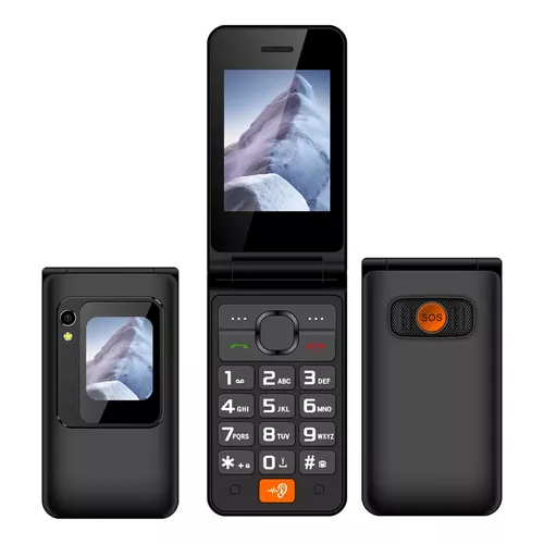 Telefono Celular Adulto Mayor Dualsim 28 Pulgada Tl705 Negro-0