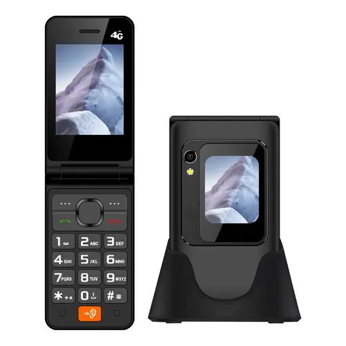 Telefono Celular Adulto Mayor Dualsim 28 Pulgada Tl705 Negro-1