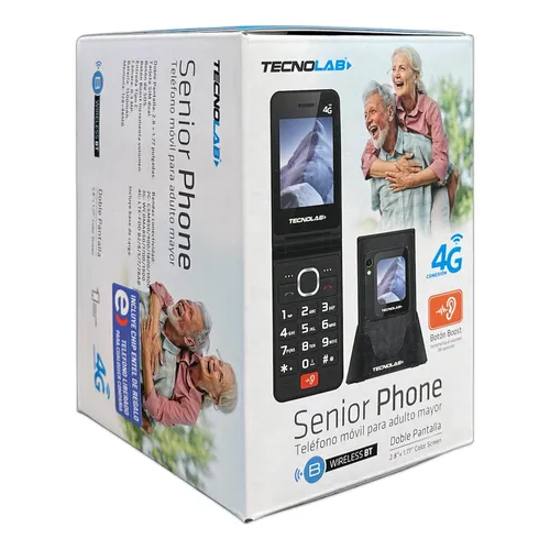 Telefono Celular Adulto Mayor Dualsim 28 Pulgada Tl705 Negro-3