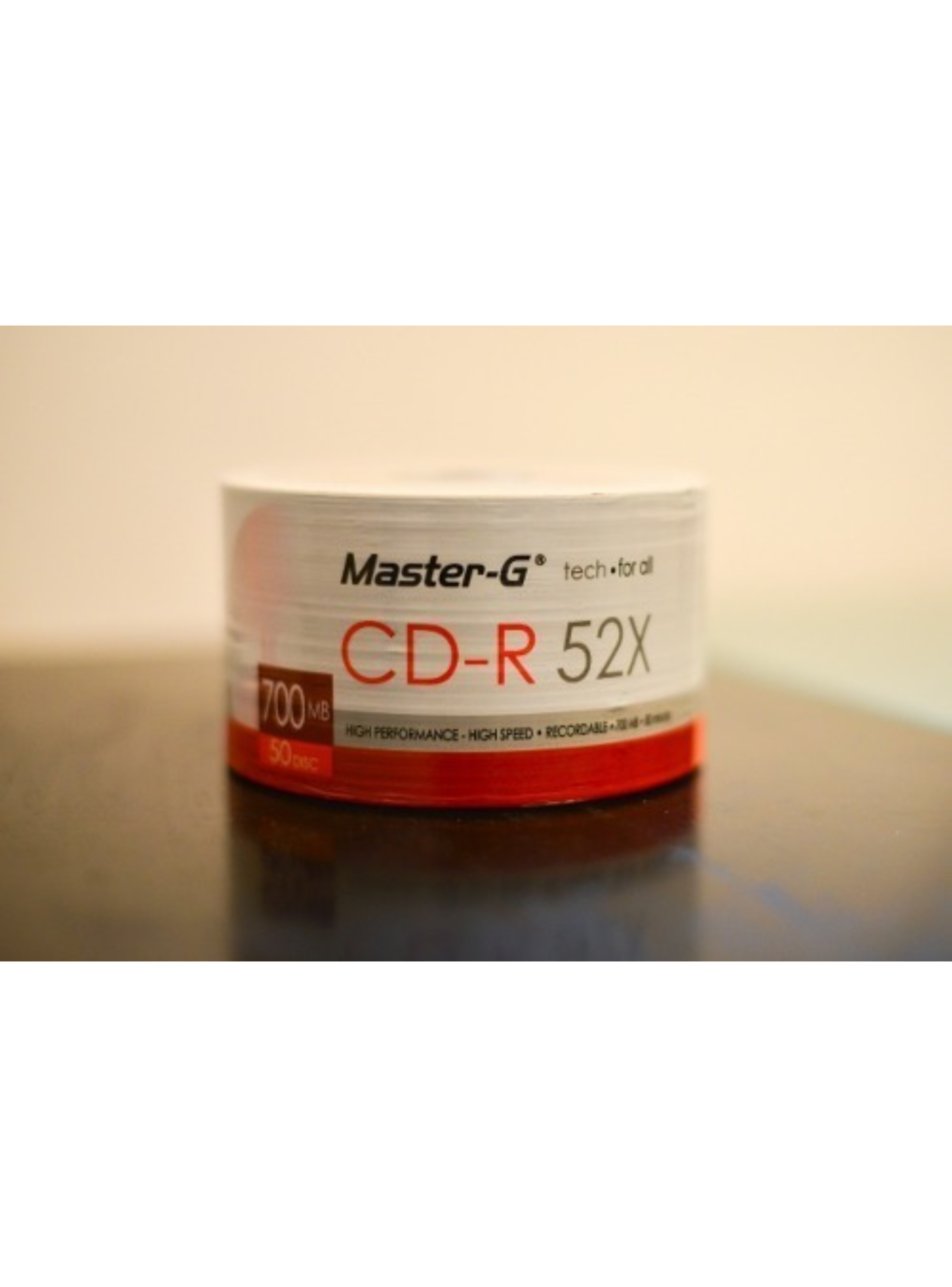 Disco Virgen Cd-r Master-g De 52x Por 50 Unidades-2