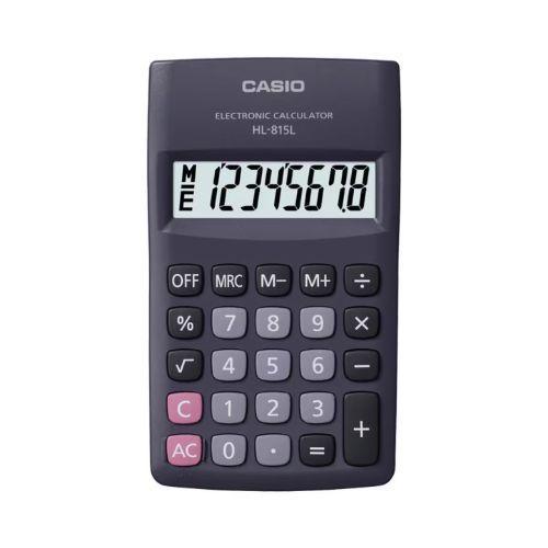 Calculadora De Bolsillo Casio Hl-815l color negro-0