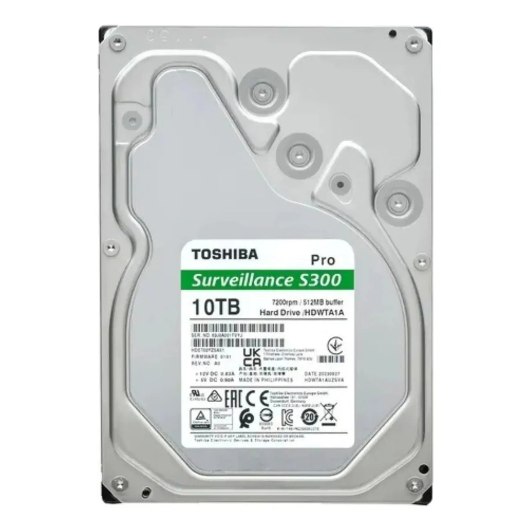 Disco Rigido Hdd Toshiba S300 Pro Surveillance 10tb 3 5-2