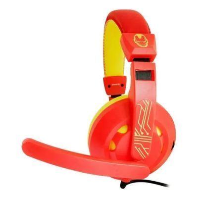 Kit Gamer Marvel Iron Man 3 En 1 Teclado Mouse Audífonos Rojo-2