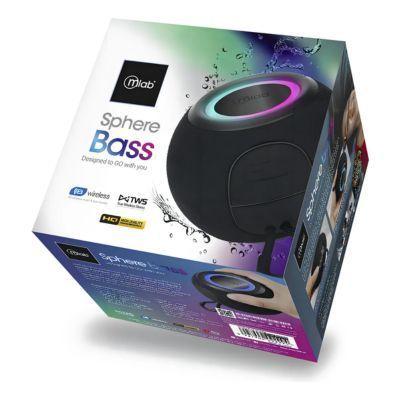 Parlante Mlab Sphere Bass 9299 Tws Bluetooth Fm Usb Negro-3