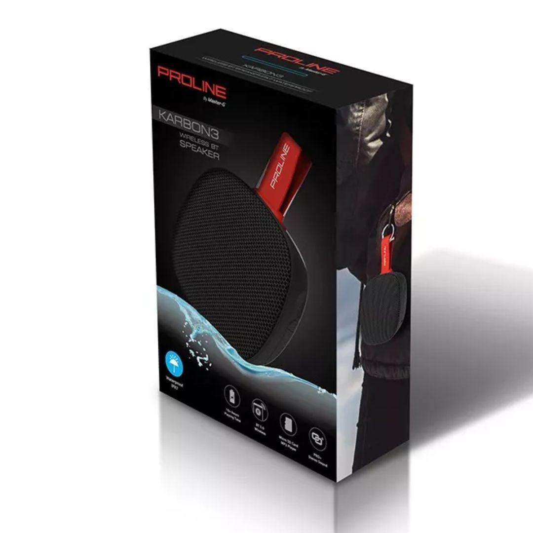 PARLANTE PROLINE KARBON3 WIRELESS BT SPEAKER IPX7 WATERPROOF-7