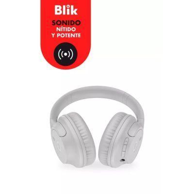 Audifonos Bluetooth Inalambricos Blik Soul25016 Hrs color Gris-3