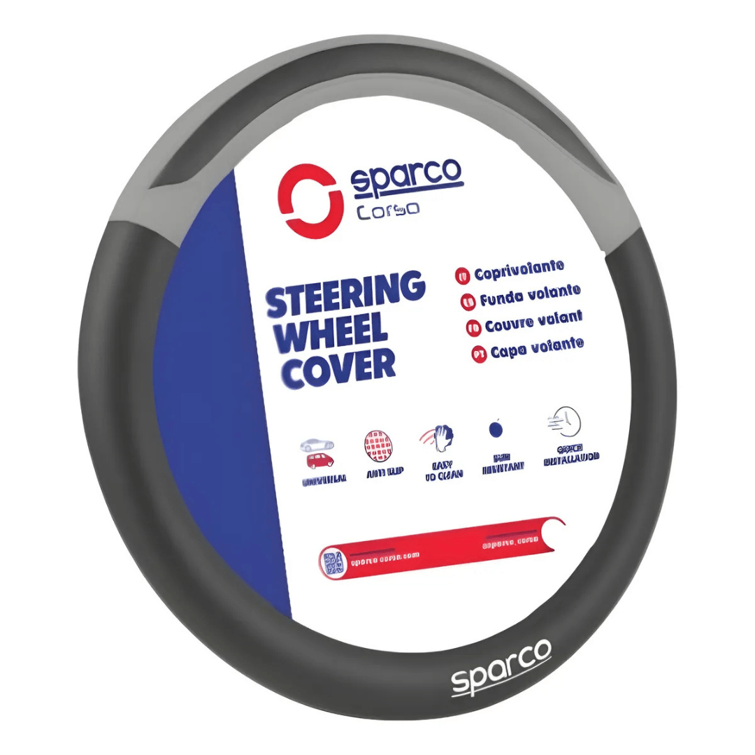 Cubre Volante De Vehiculo Sparco Sps146gr Gris-2