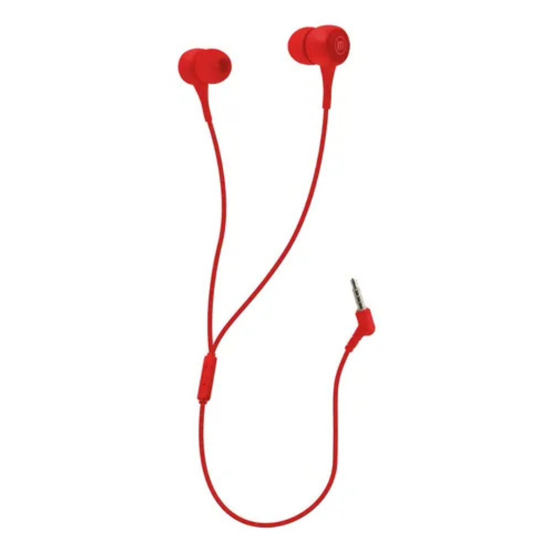AUDIFONOS MANOS LIBRES MAXELL IN-POP ROJO-2