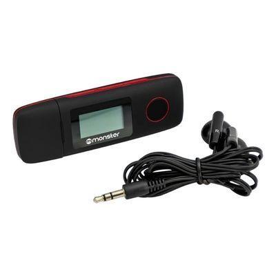 Reproductor Mp3 16gb Monster con Radio Fm/grabador De Voz Color Negro-3