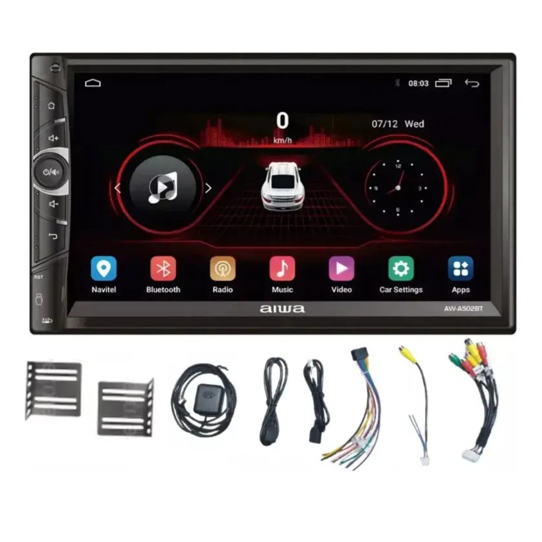Radio Auto 2 Din Android Aiwa AWA502BT Potencia y HD en 7 Pulgadas-3