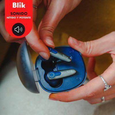 Audífonos Bluetooth Inalámbricos Blik Game-x color azul-3