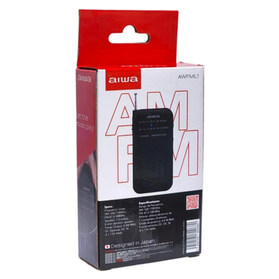 Radio de bolsillo AM-FM pocket aiwa AWFM1-0