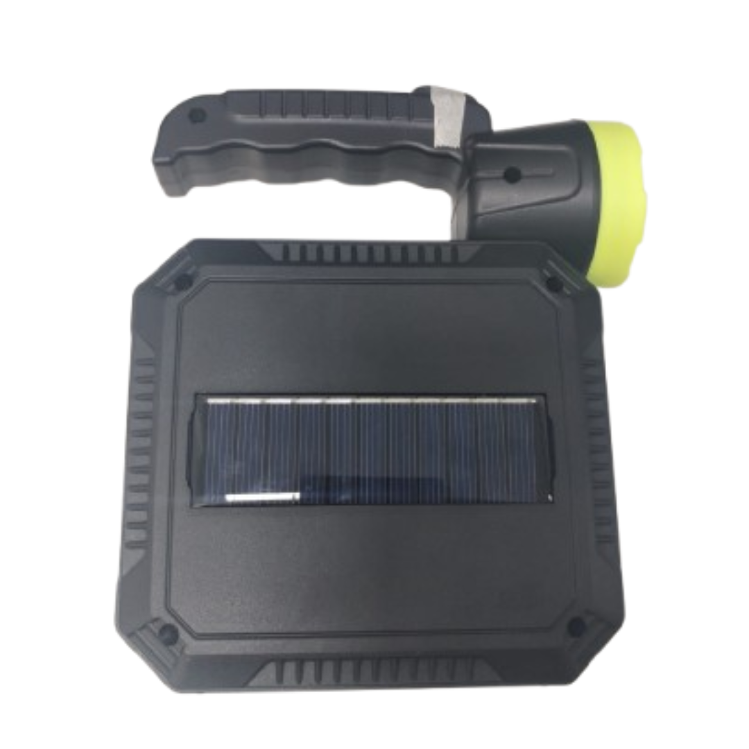 LINTERNA/FOCO LED SOLAR  SHUN GUANG SG-6519 NEGRO-1