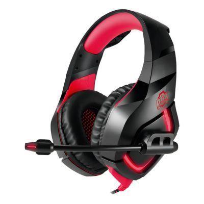 Audífono Gamer Con Micrófono Luz Roja Plug 3.5mm USB – DGX Ghost-0
