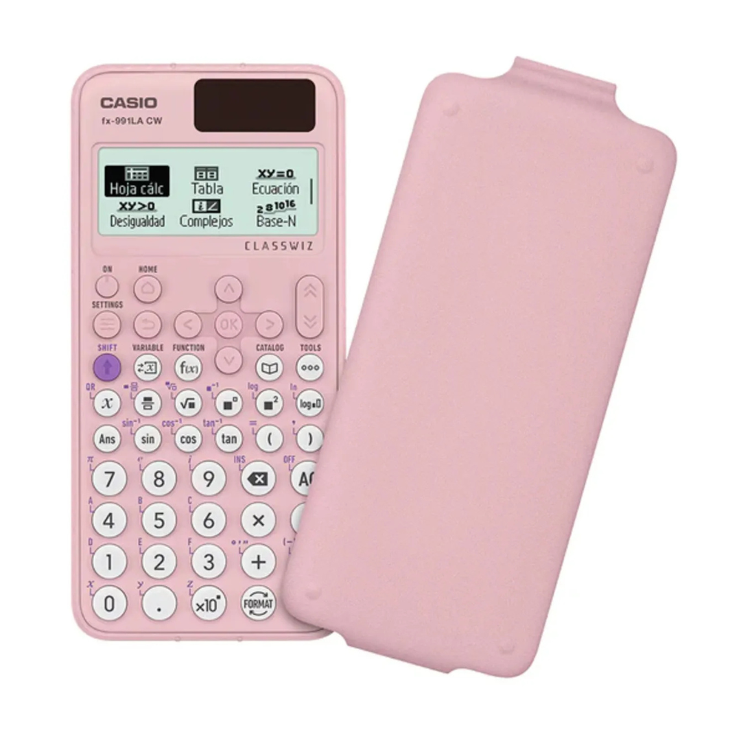 CALCULADORA CASIO FX-991LACW ROSADA -1
