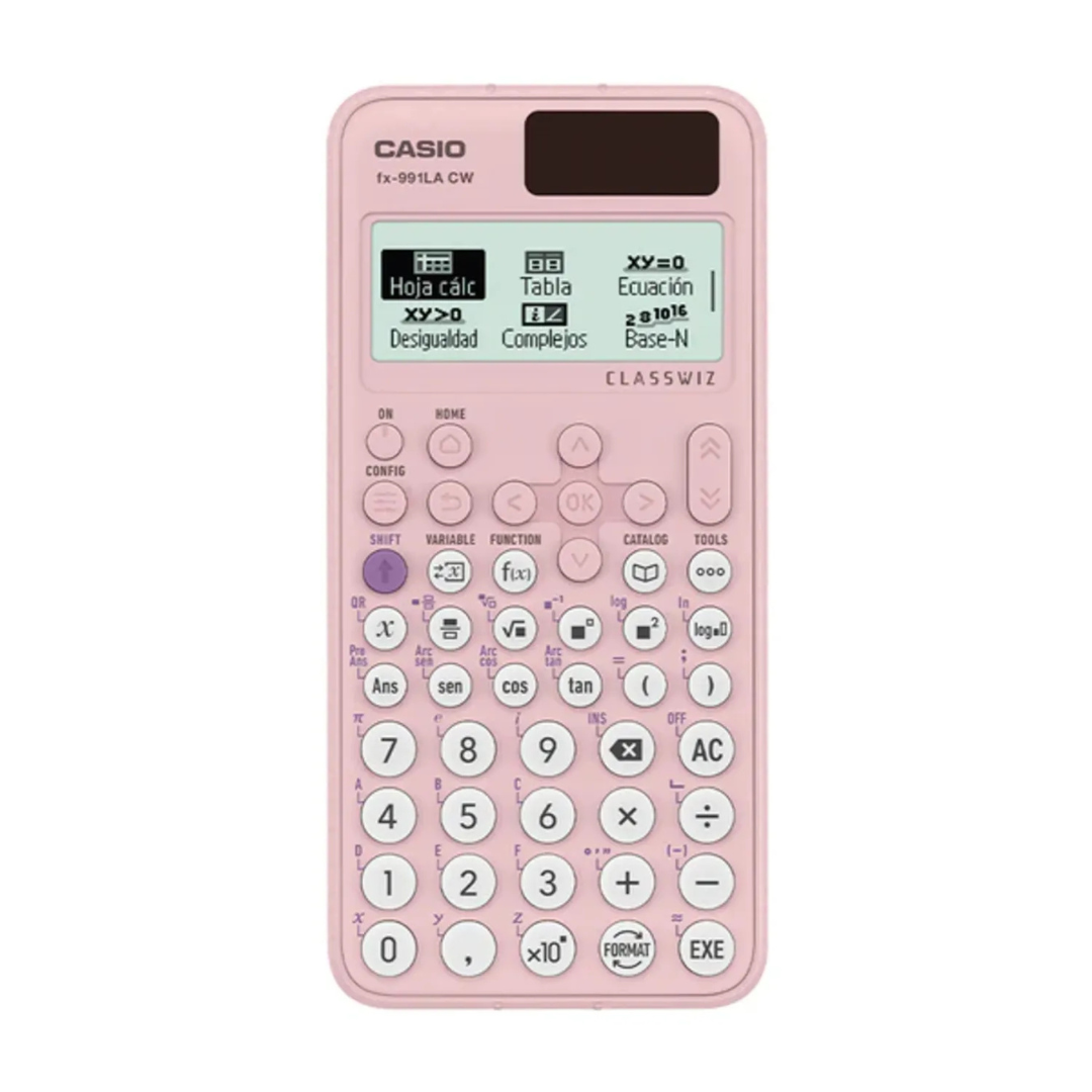 CALCULADORA CASIO FX-991LACW ROSADA -2