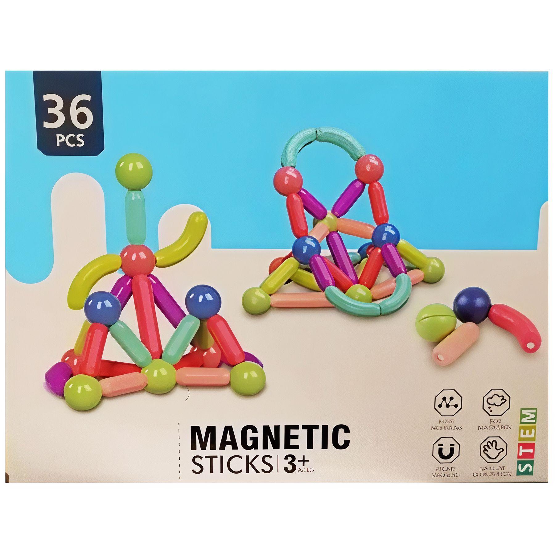 Bloques magnéticos de construcción de juguete-4