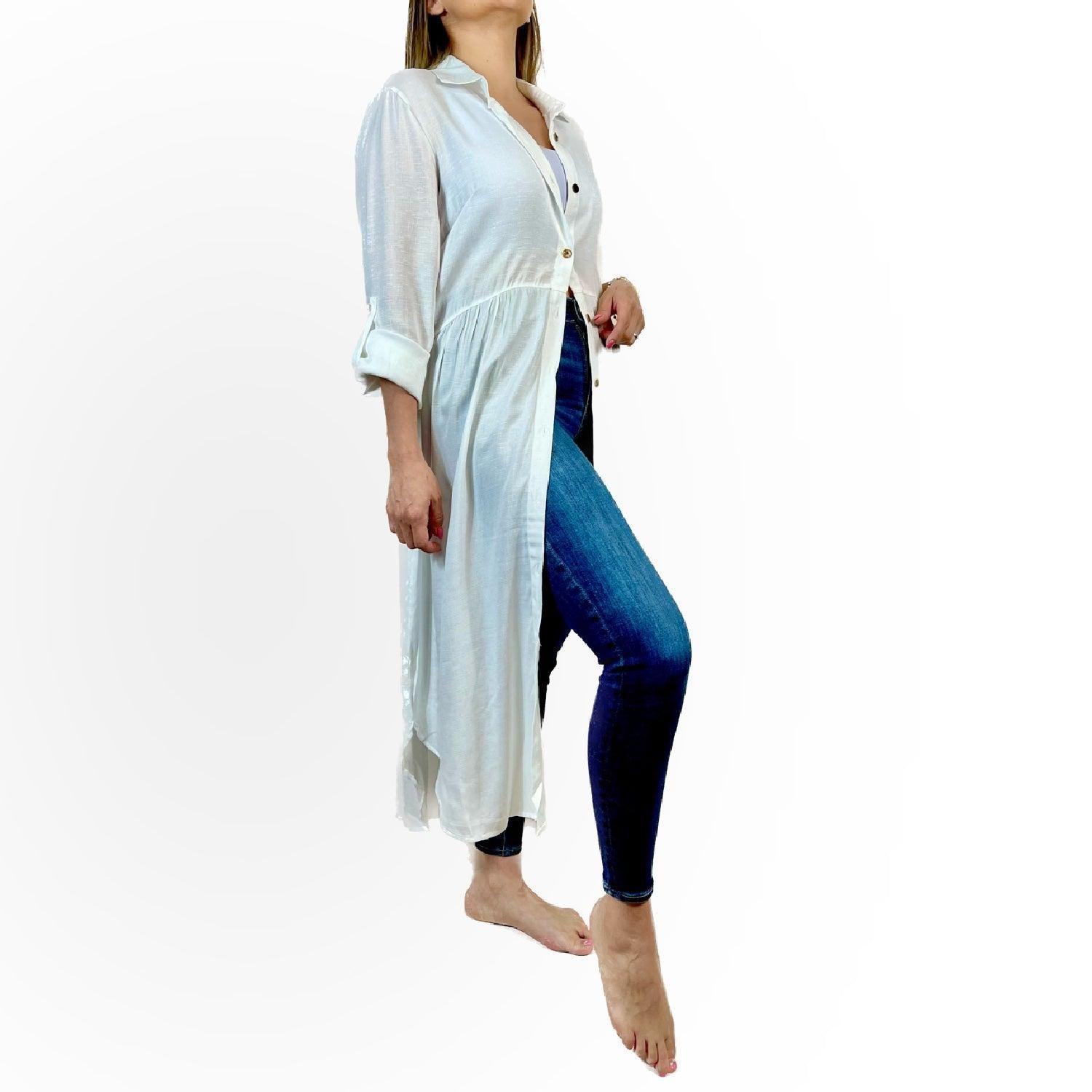 Maxi Blusa Jacinta Blanca-1