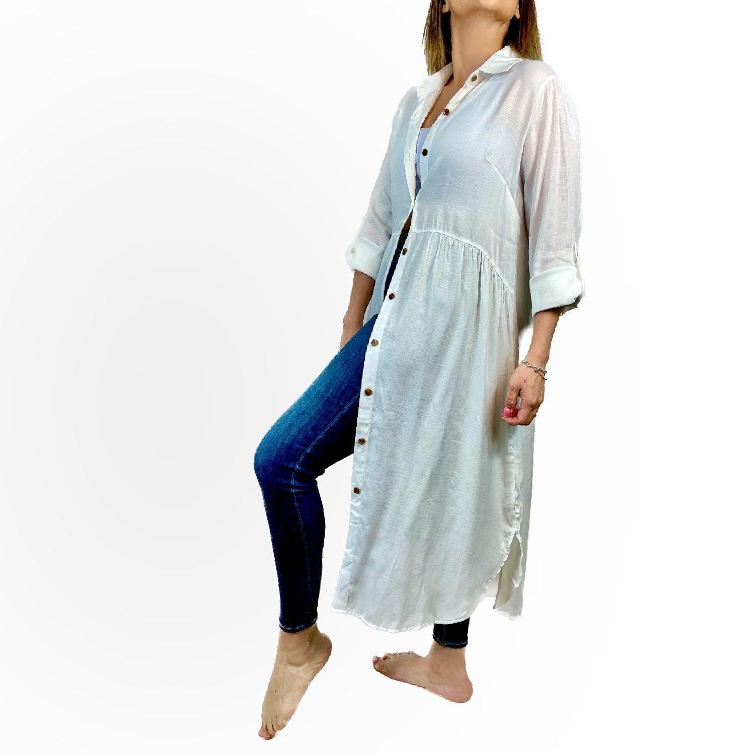 Maxi Blusa Jacinta Blanca-7