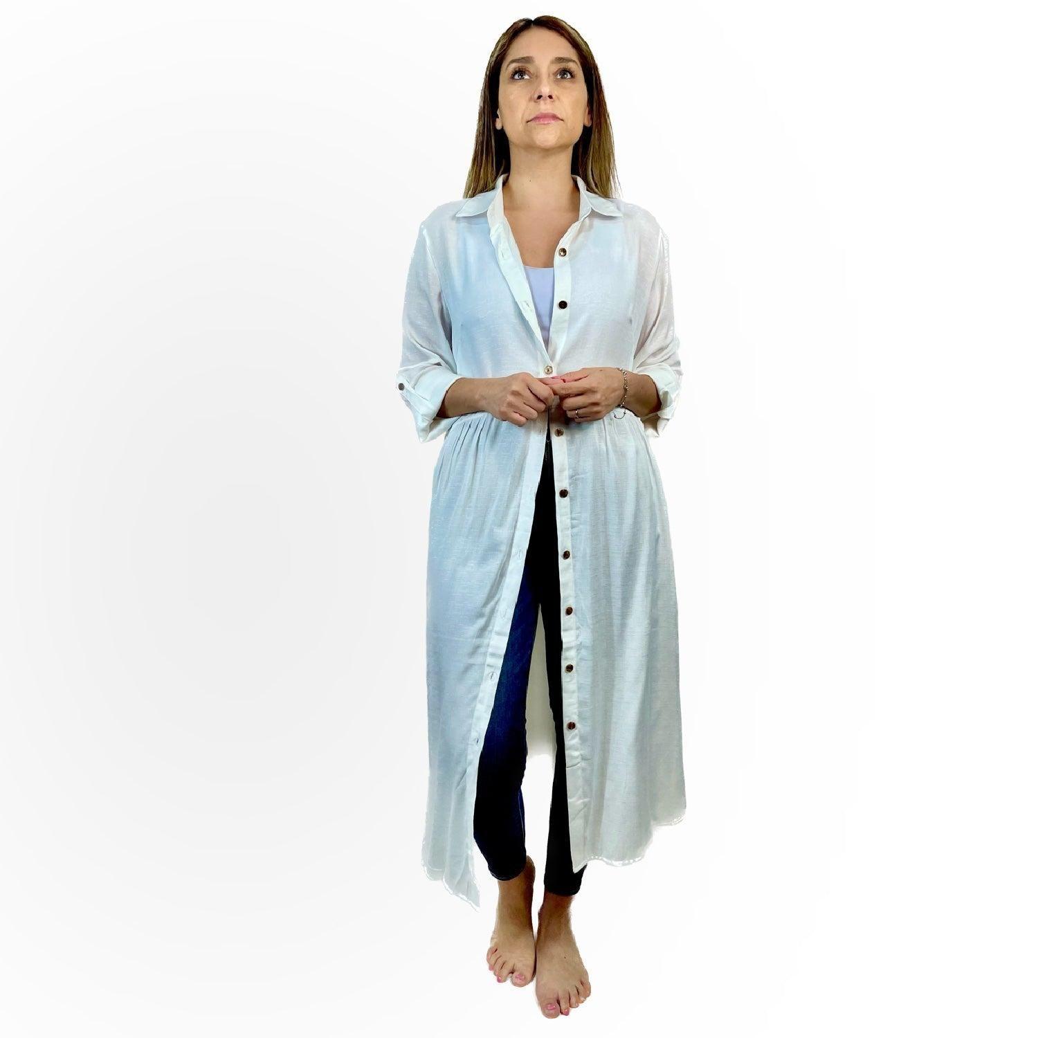 Maxi Blusa Jacinta Blanca-0
