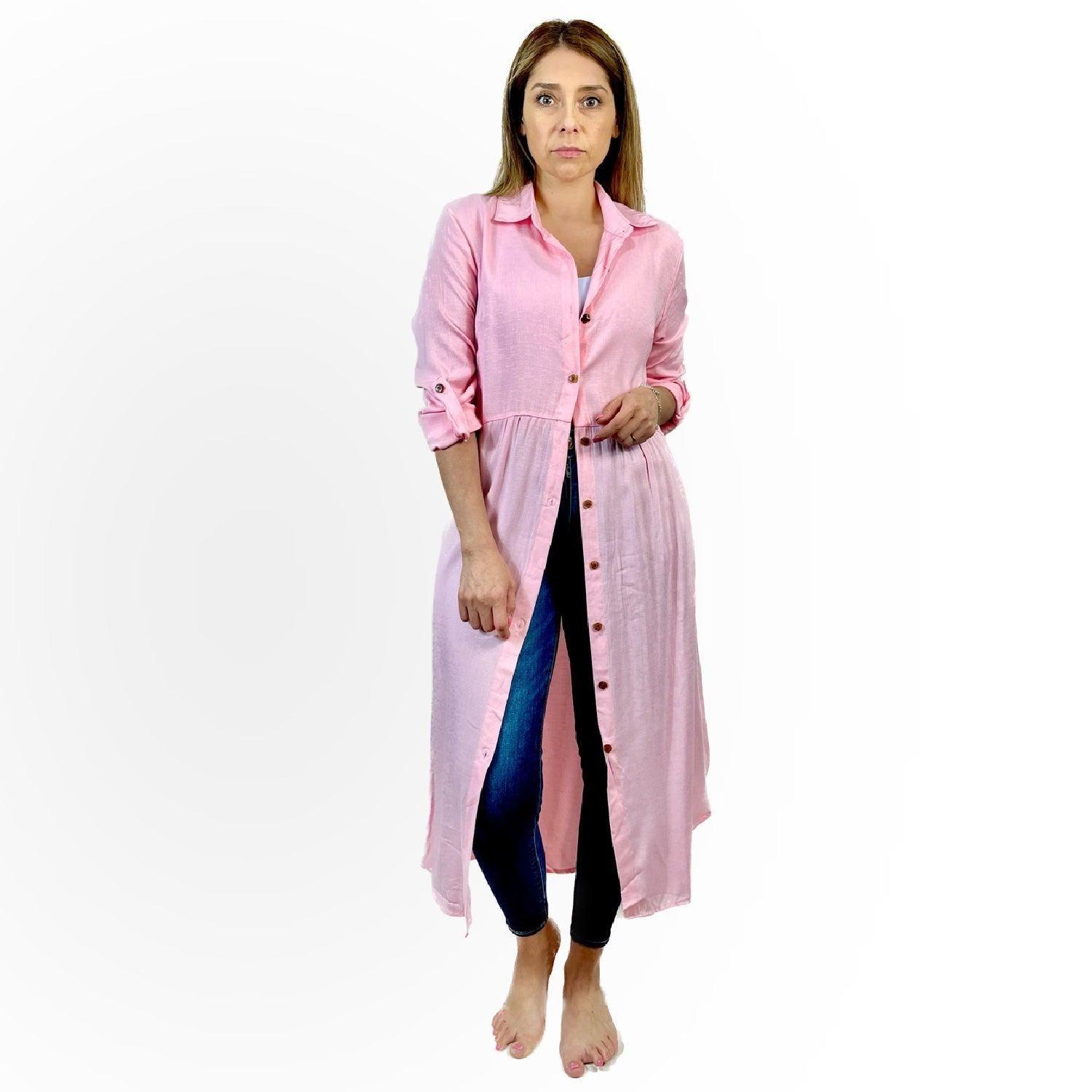 Maxi Blusa Jacinta Rosa-0