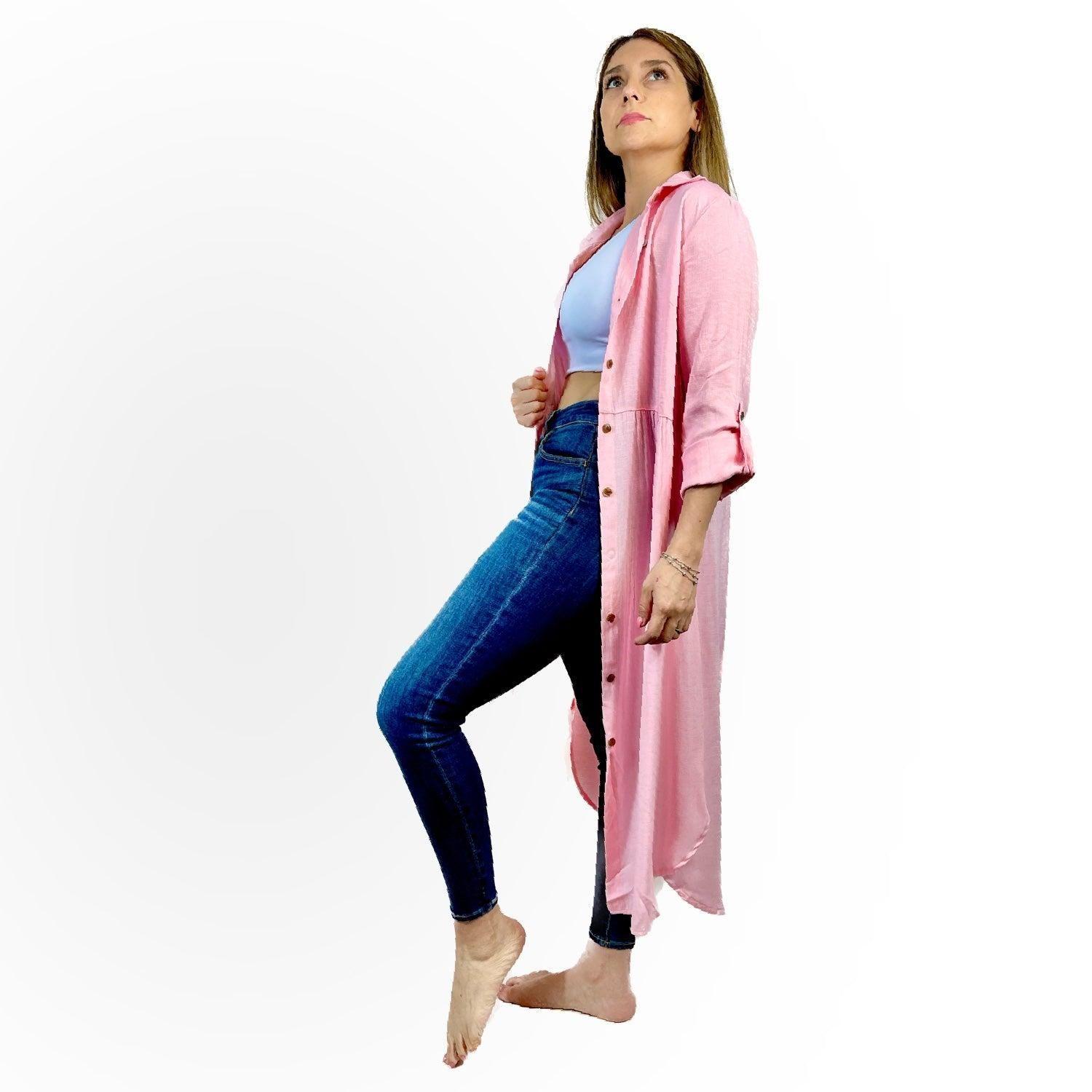 Maxi Blusa Jacinta Rosa-7