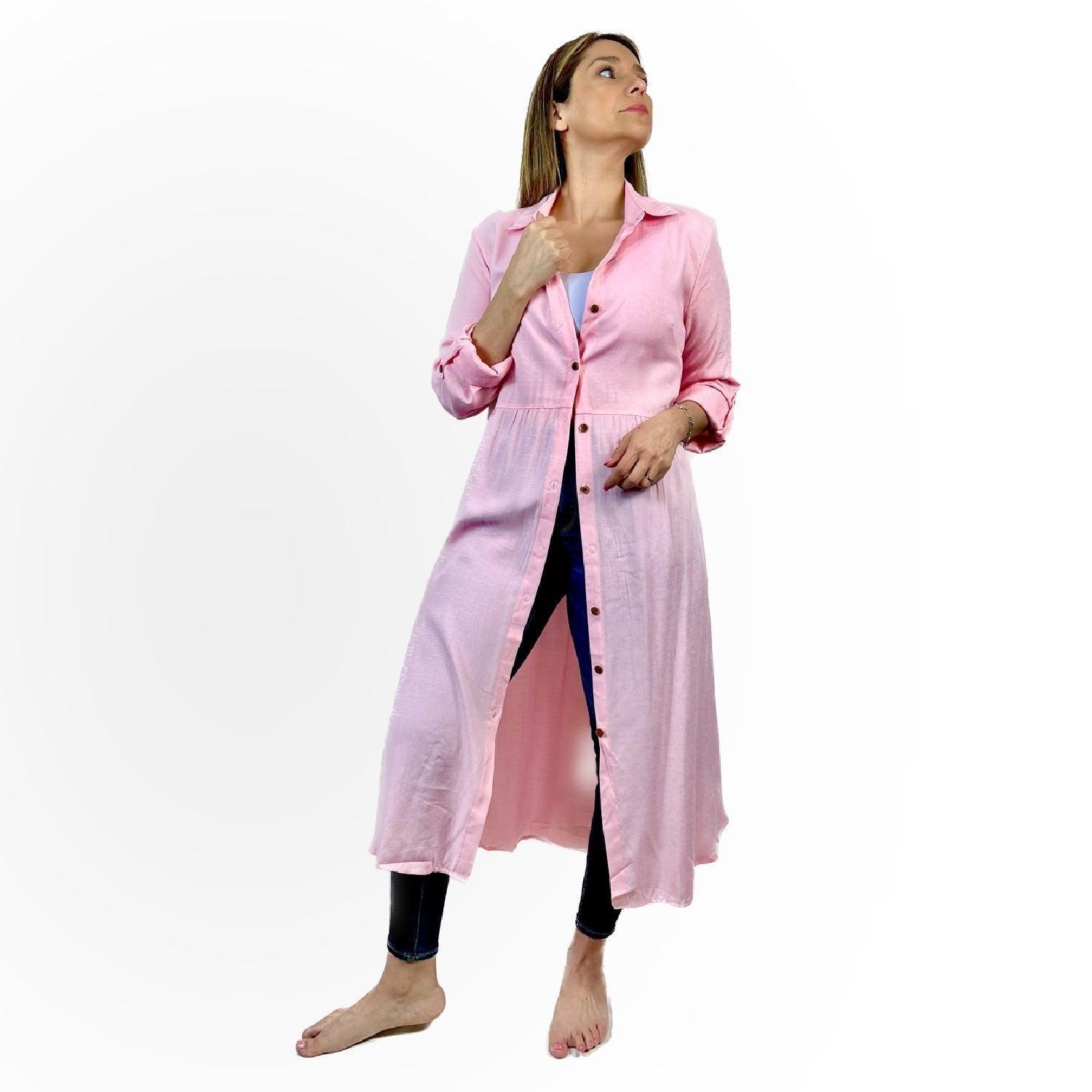 Maxi Blusa Jacinta Rosa-3