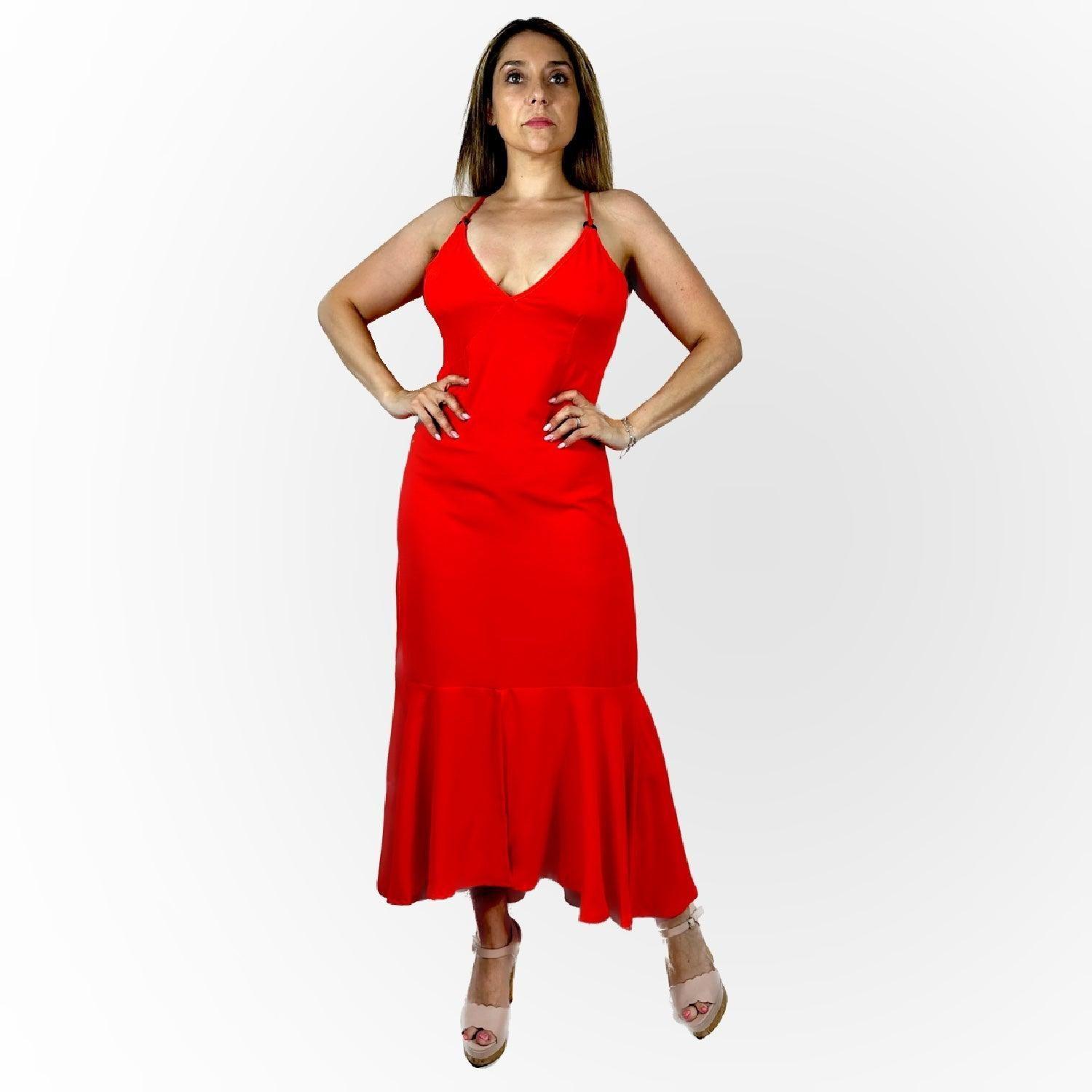 Vestido Bari Rojo-3