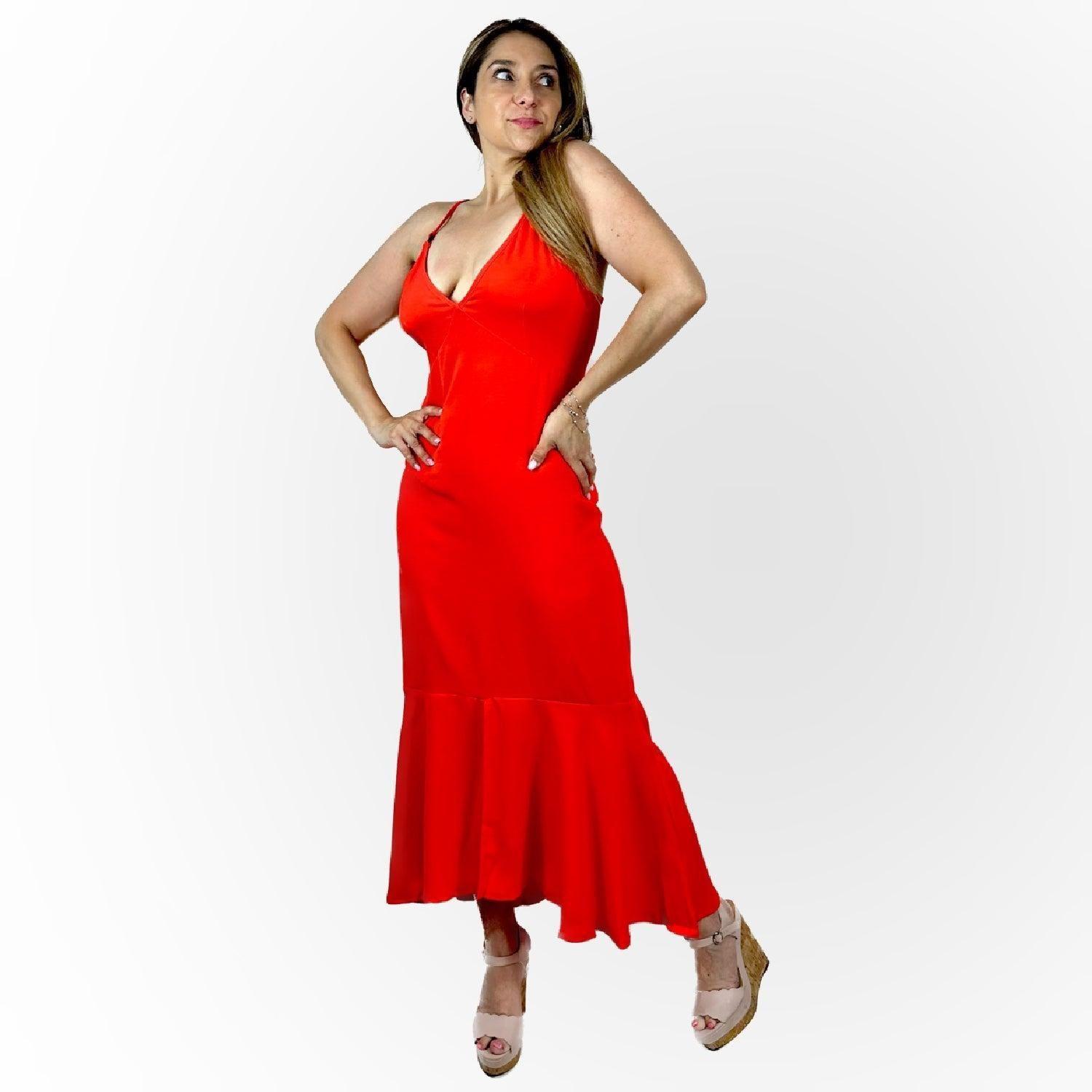 Vestido Bari Rojo-4