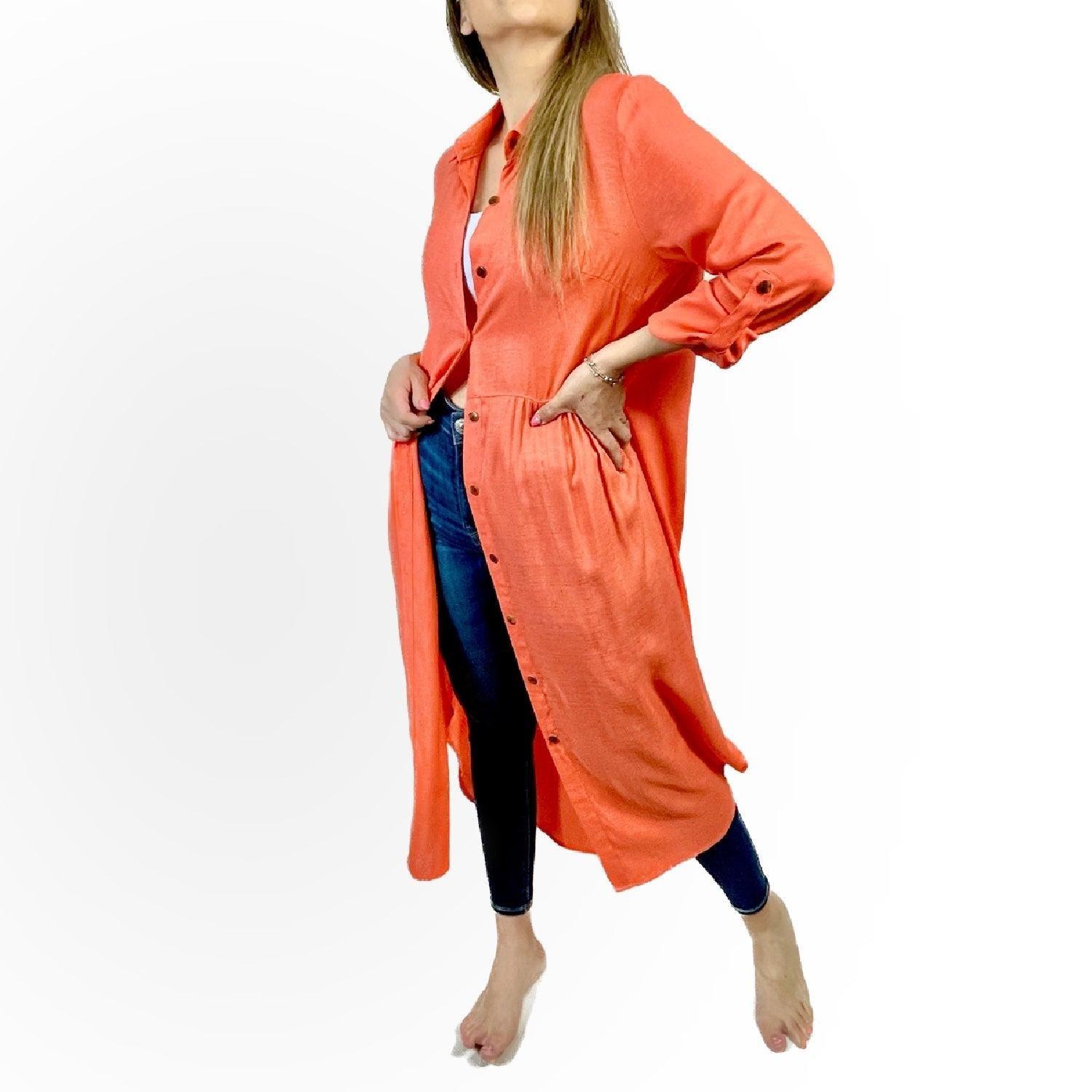 Maxi Blusa Jacinta Coral-5