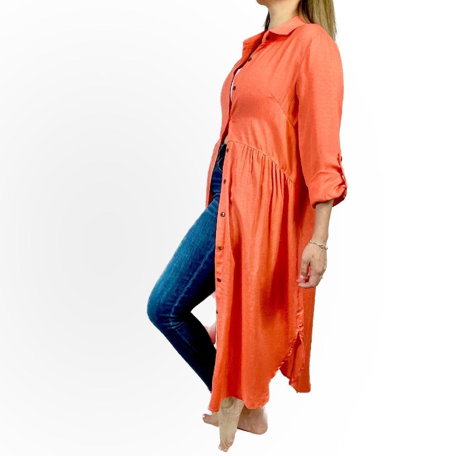 Maxi Blusa Jacinta Coral-2