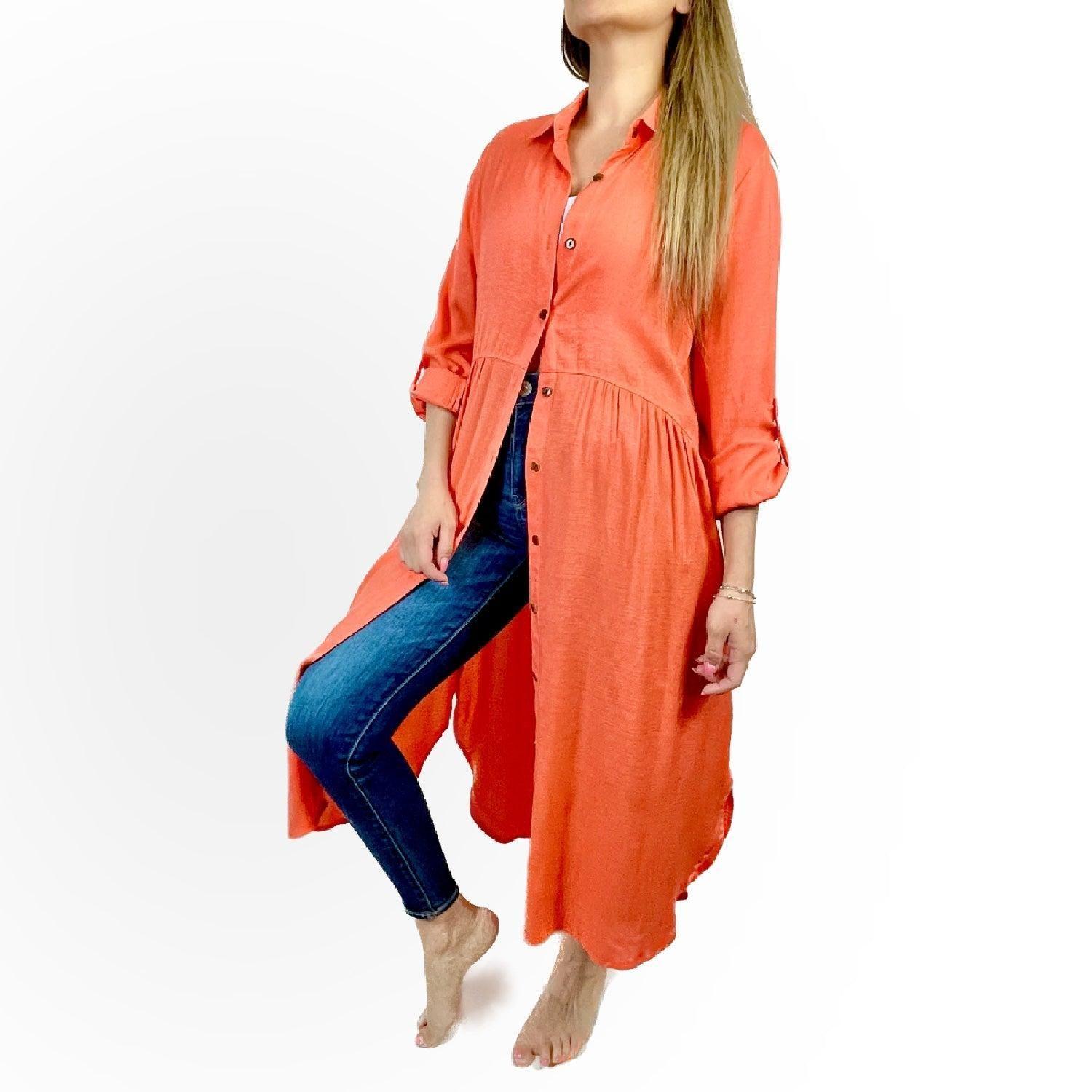 Maxi Blusa Jacinta Coral-4