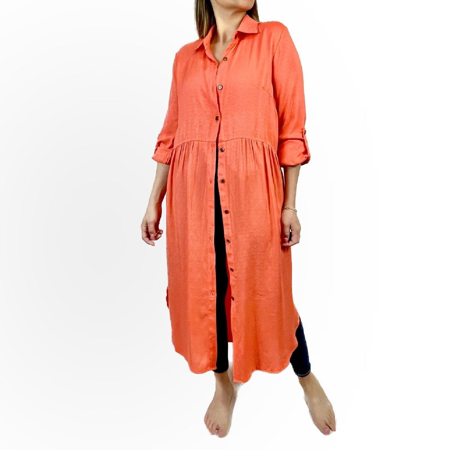 Maxi Blusa Jacinta Coral-1