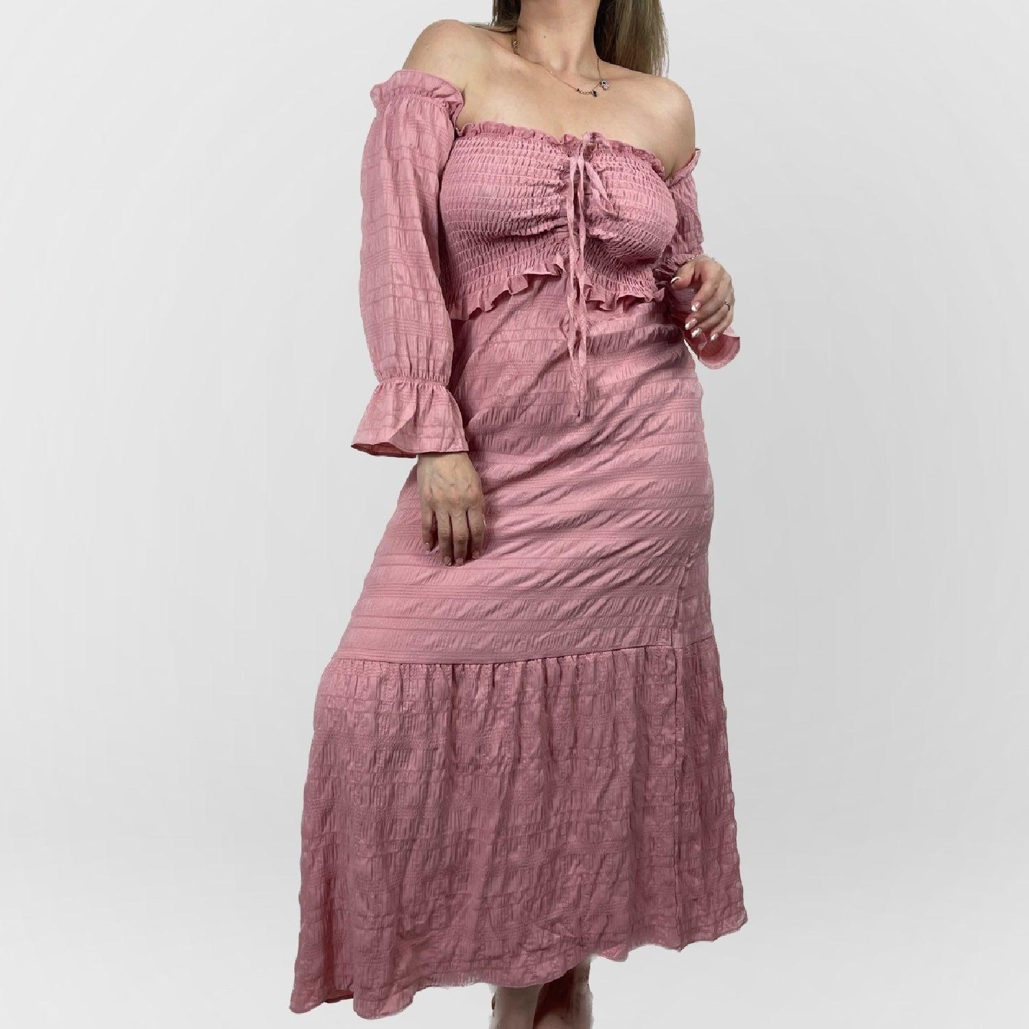 Vestido Zaragoza Rosa-1