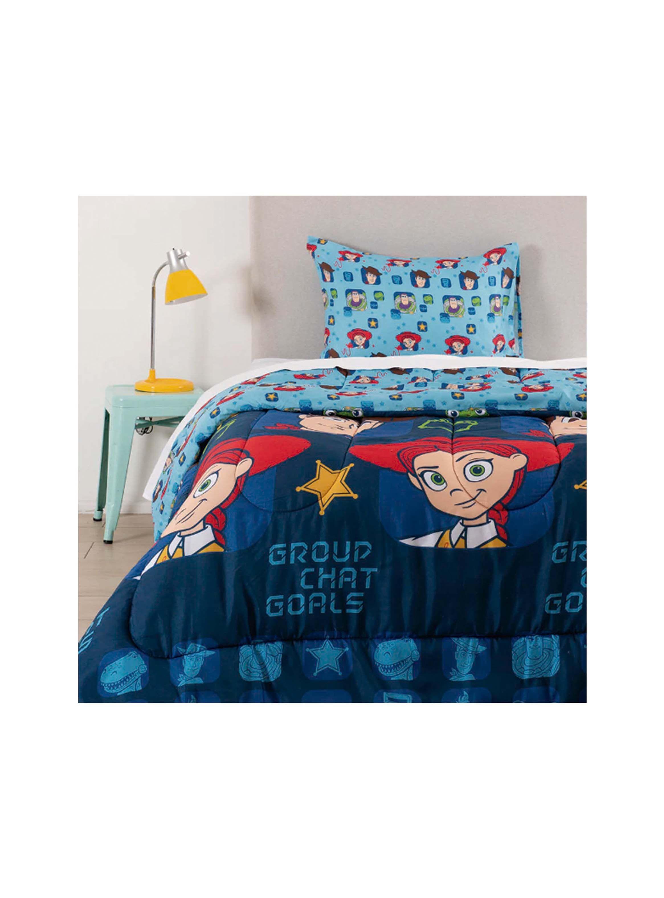 Plumon infantil cobertor reversible 1 5 plazas toy story 5-0