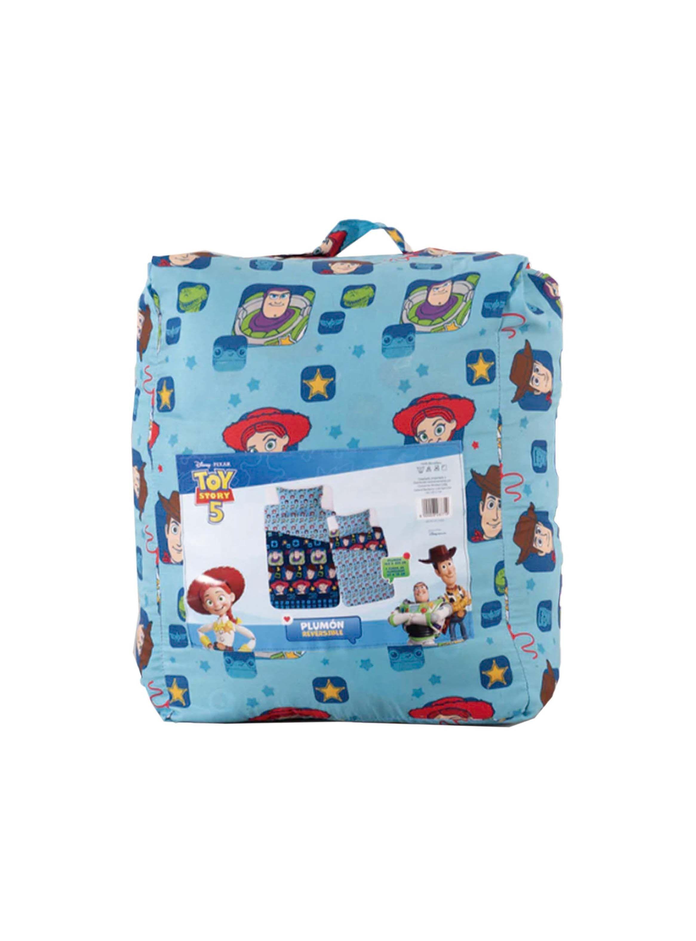 Plumon infantil cobertor reversible 1 5 plazas toy story 5-1