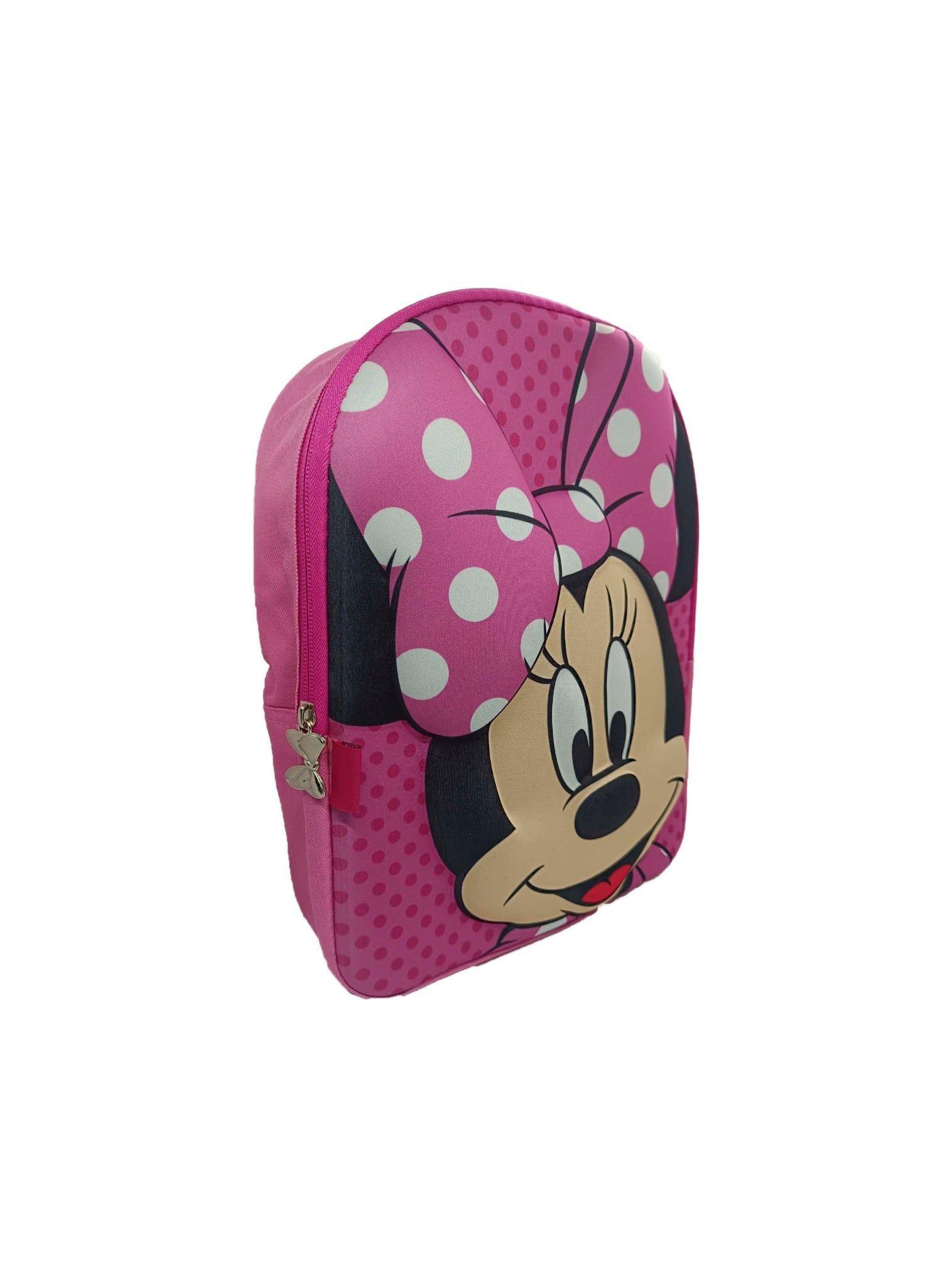 Mochila face 3D Minnie pre escolar -2