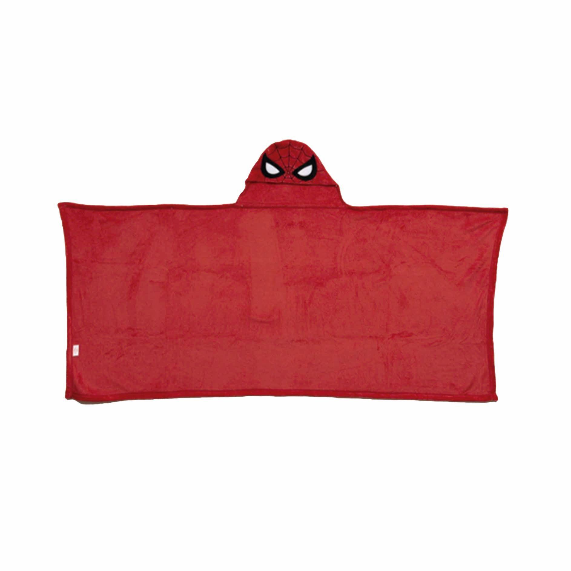 Manta infantil con gorro 3d Spiderman-2