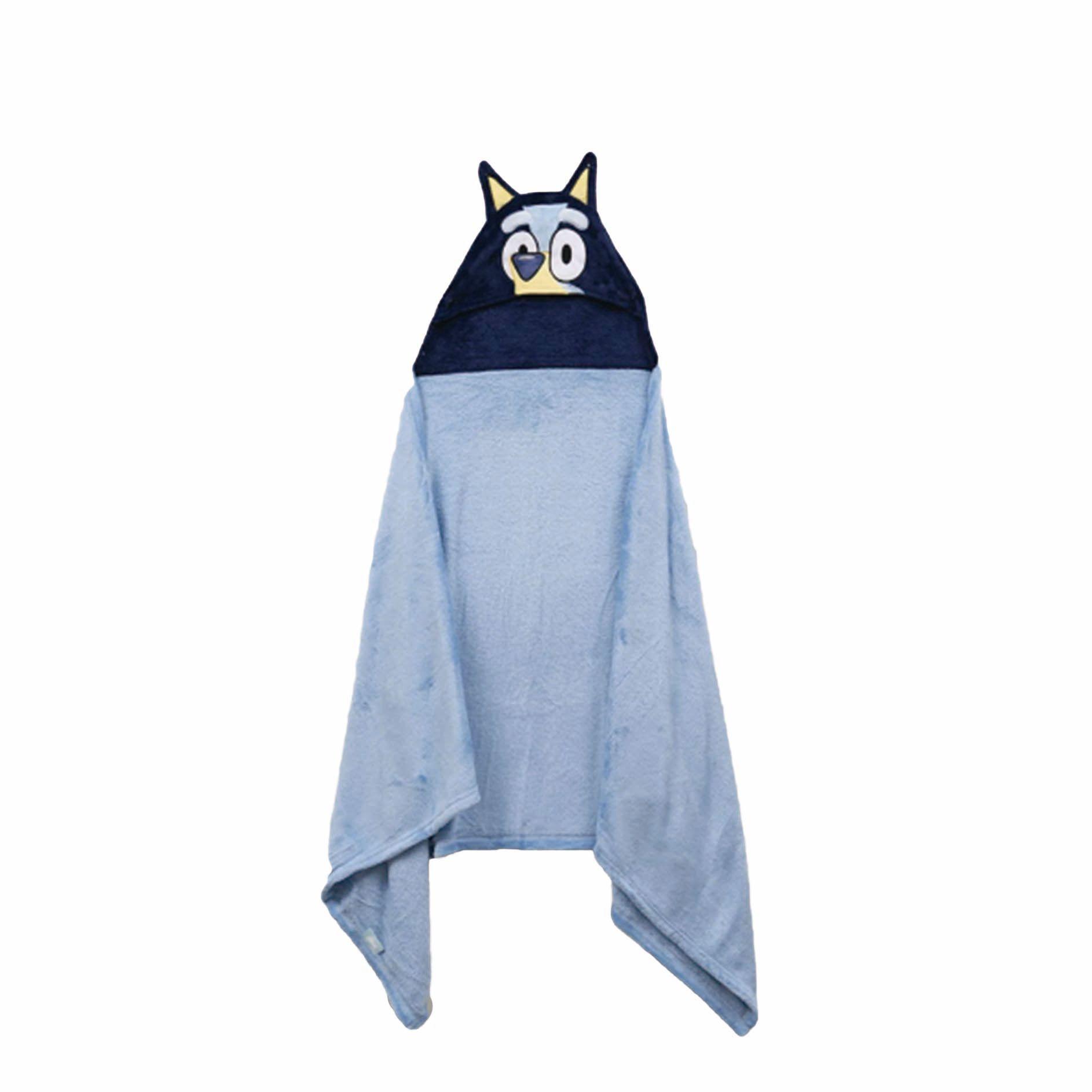 Manta infantil con gorro 3d Bluey-1