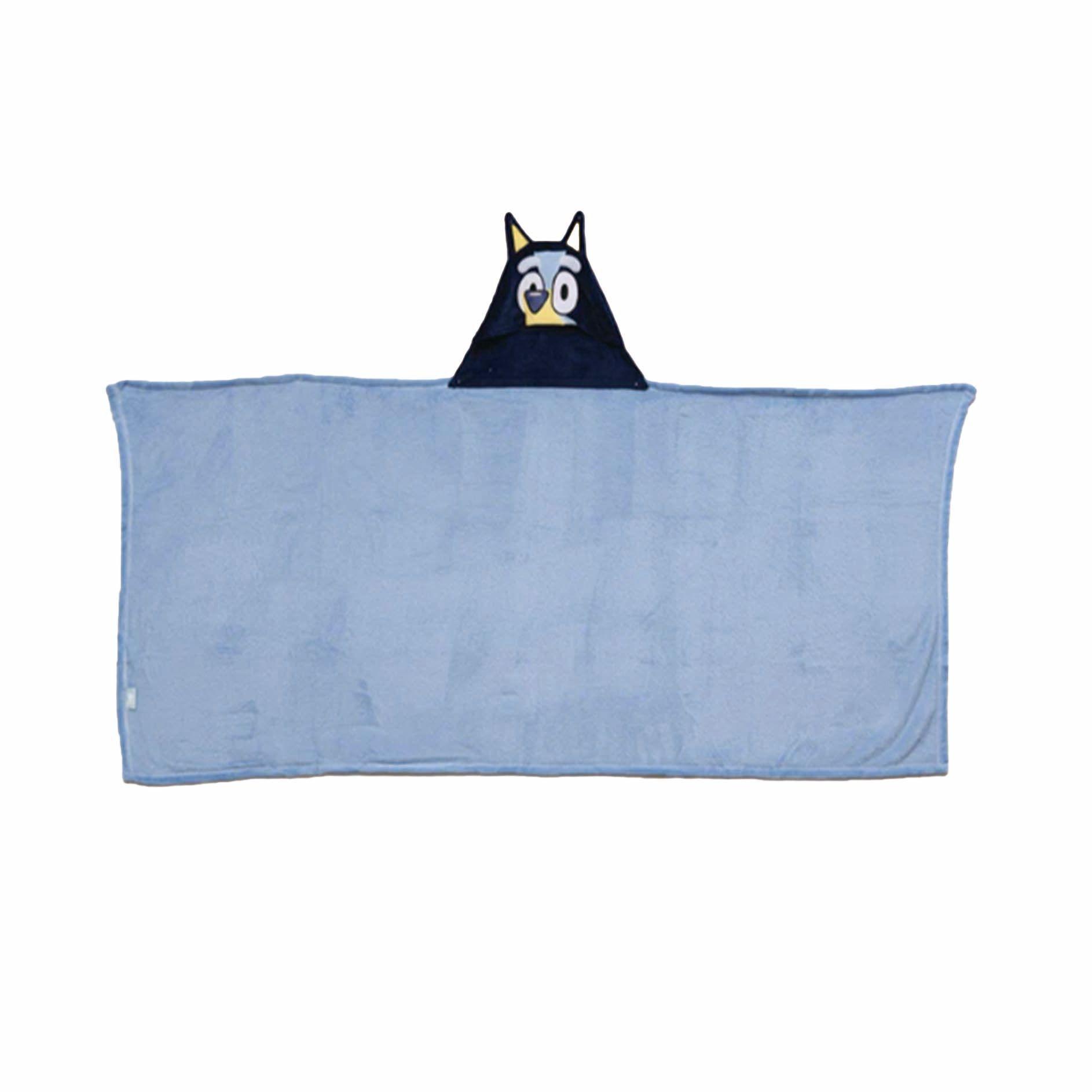 Manta infantil con gorro 3d Bluey-2