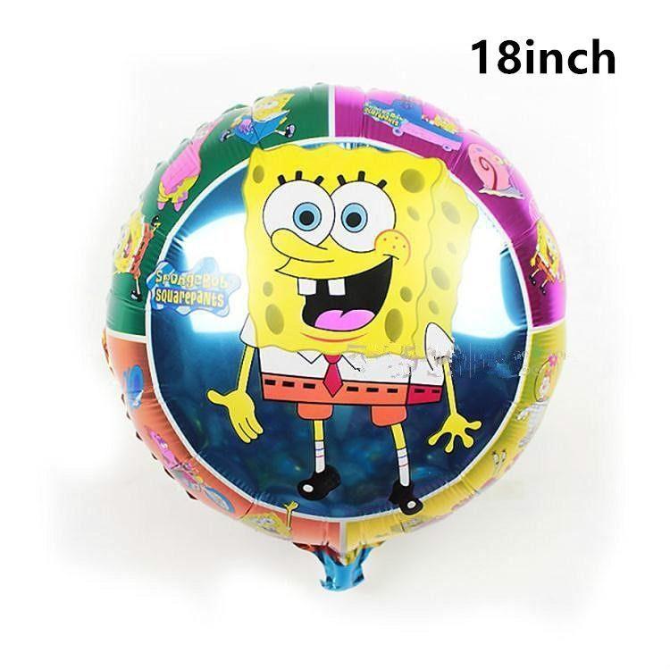 Globos Cotillón Decorativo Cumpleaños Bob Esponja-1