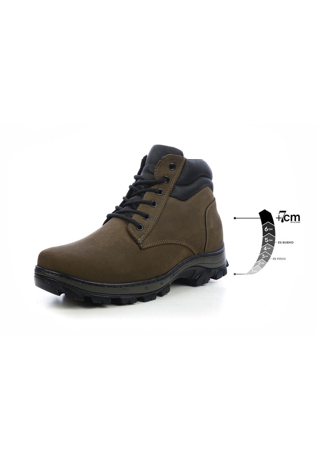 Botín Hombre Depot Verde Max Denegri +7cms -0