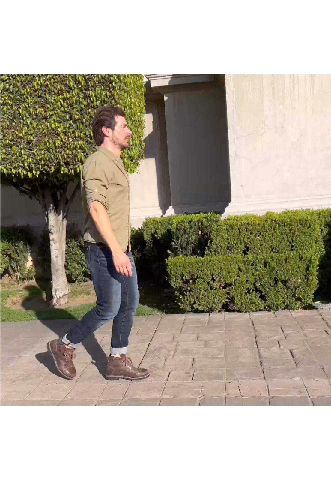 Botín Hombre Depot Verde Max Denegri +7cms -4