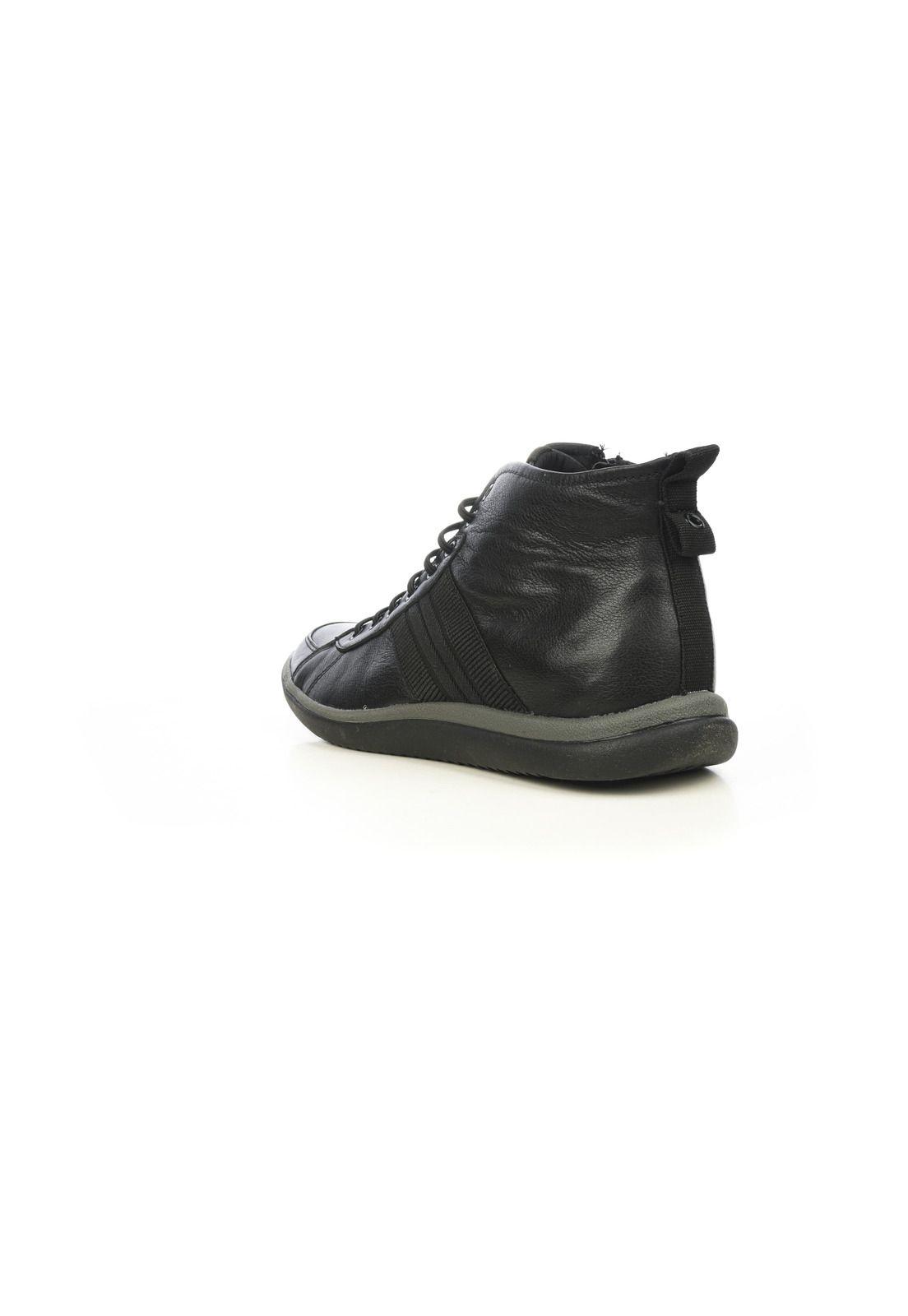 Zapatilla Hombre Upper Negro Max Denegri +7cms-2