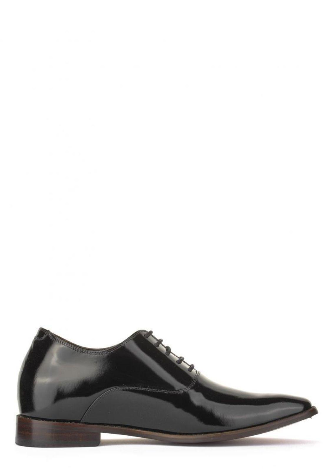 Zapato Hombre Elegant Charol Max Denegri +7cms-2