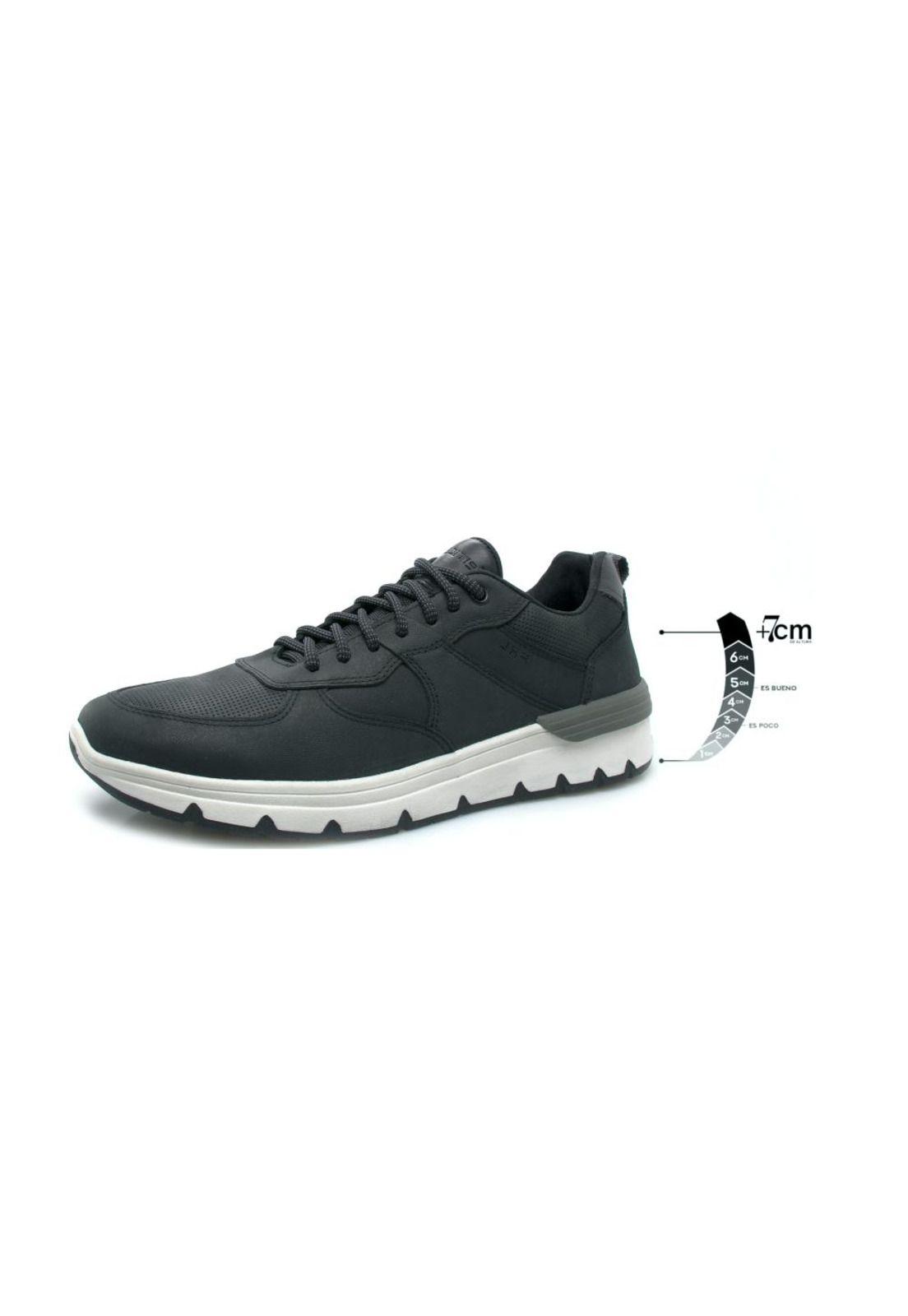 Zapatilla Hombre Atlantic Negro Max Denegri +7cms-0