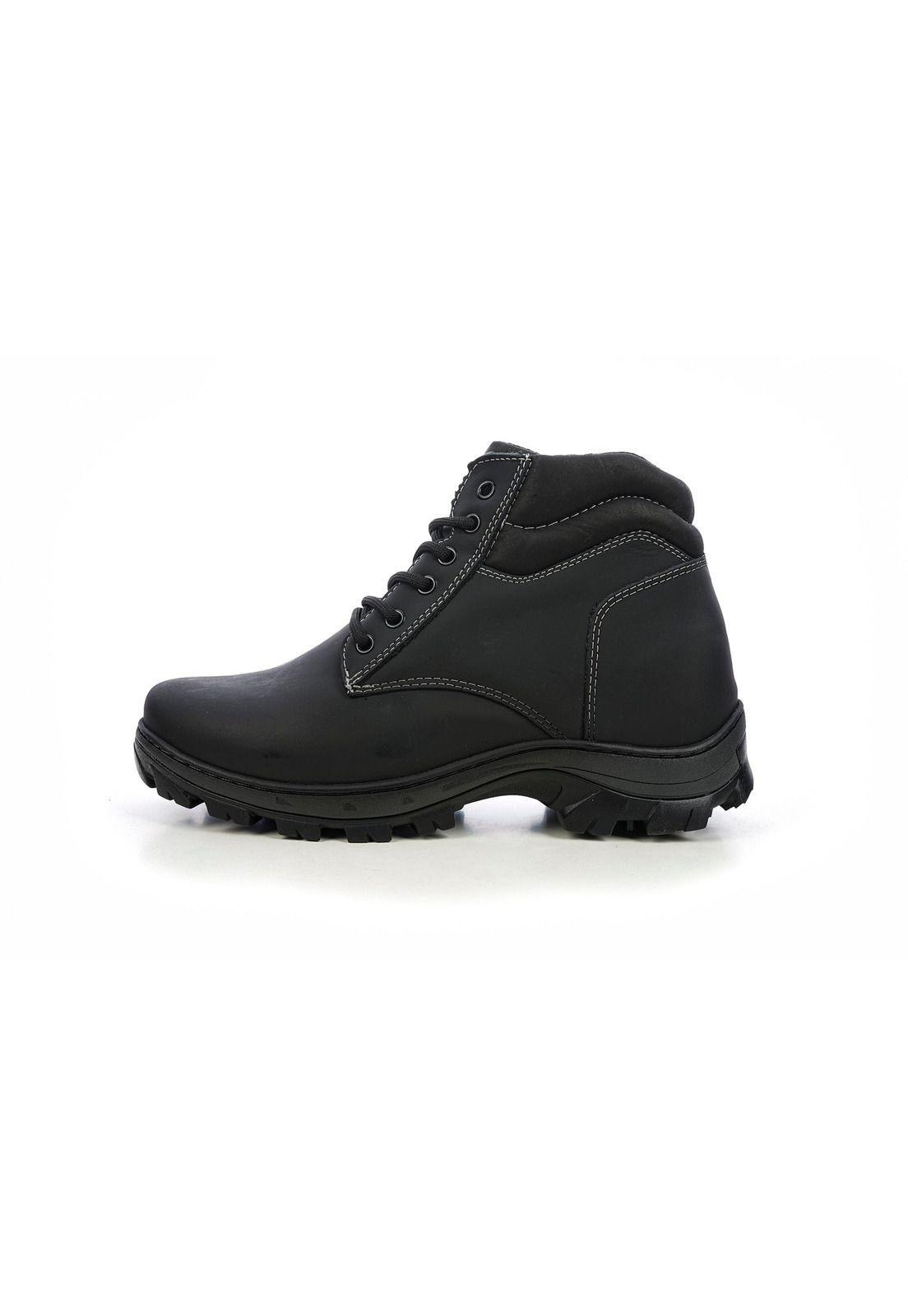 Botín Hombre Depot Negro Max Denegri +7cms -1